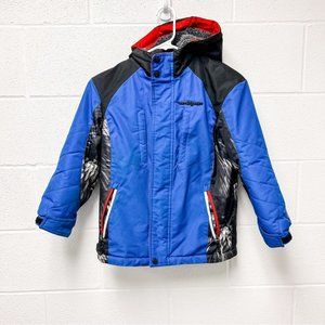 ZeroXposur Boy’s Black Blue and Red Snow Insulated Coat Jacket